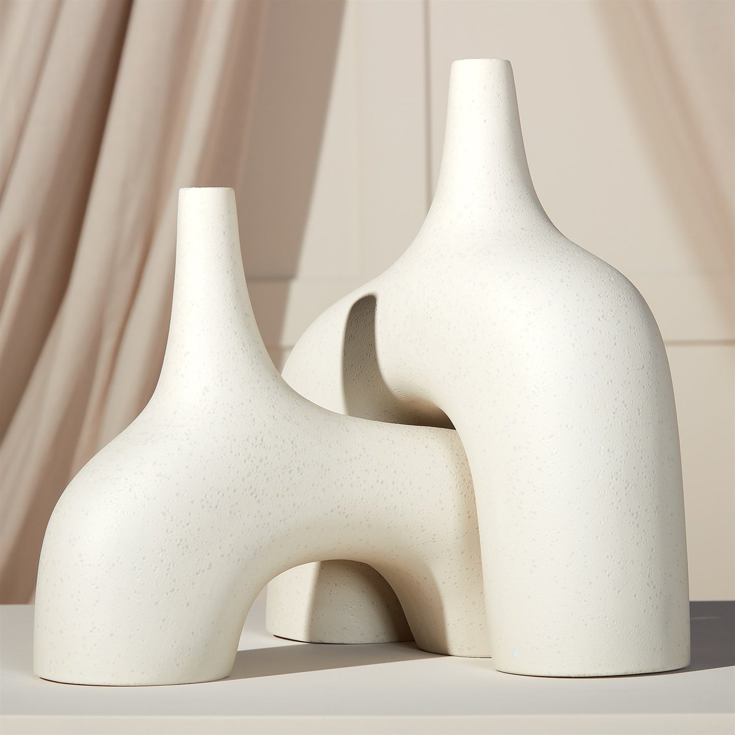 Stretch Vases - Cream Stone