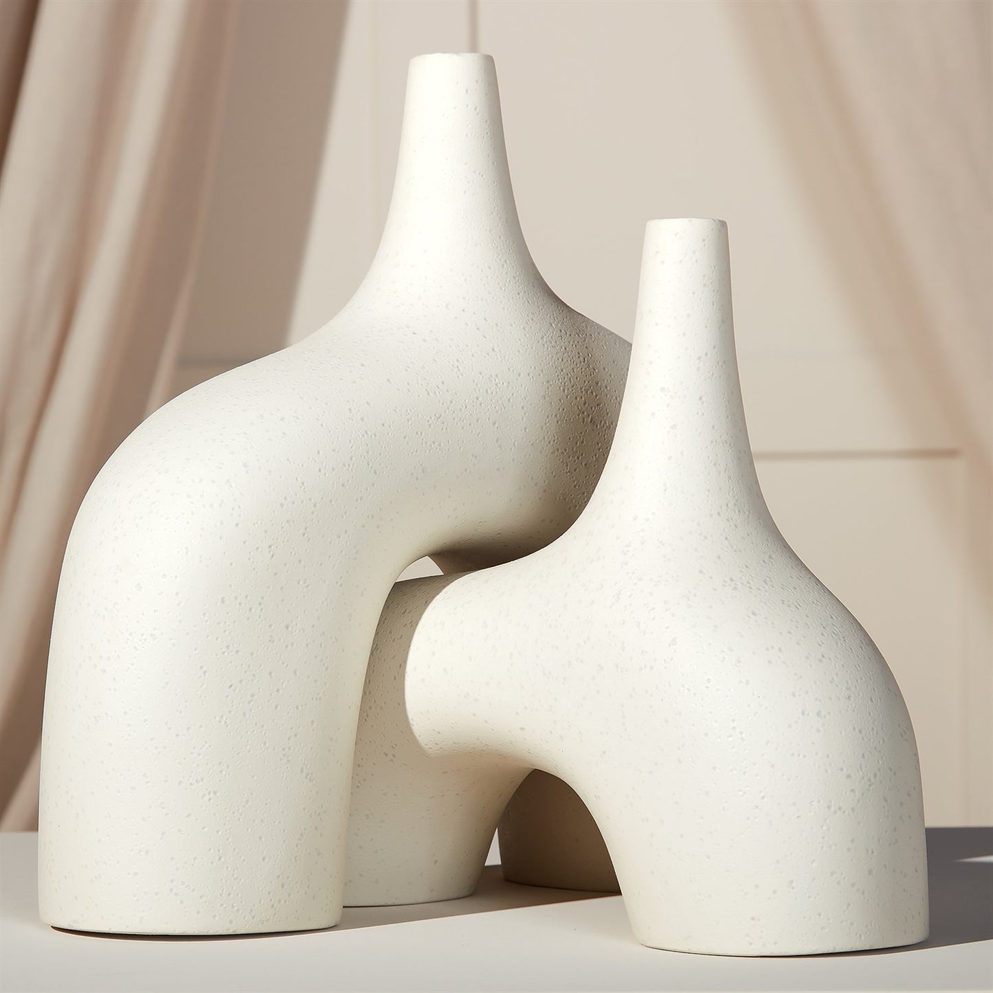 Stretch Vases - Cream Stone