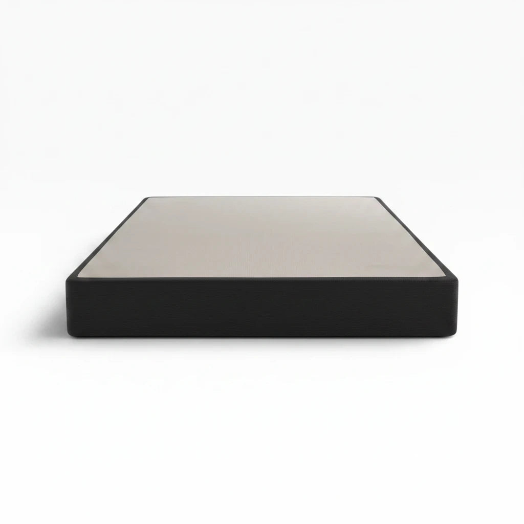 Valiant Products 9-inch no-skid mattress foundation with a black base and neutral top surface for stable support.