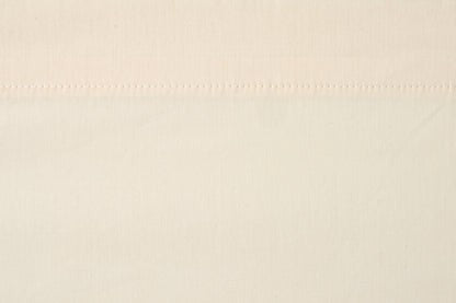 Valiant Products bone-colored 200 thread count percale fitted sheet fabric with durable single-stitch construction
