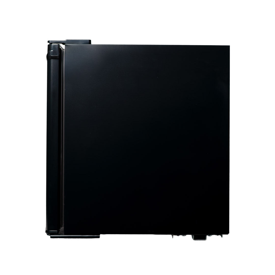 Valiant Products Danby 1.6 cu. ft. compact black refrigerator with integrated door handle and sleek design