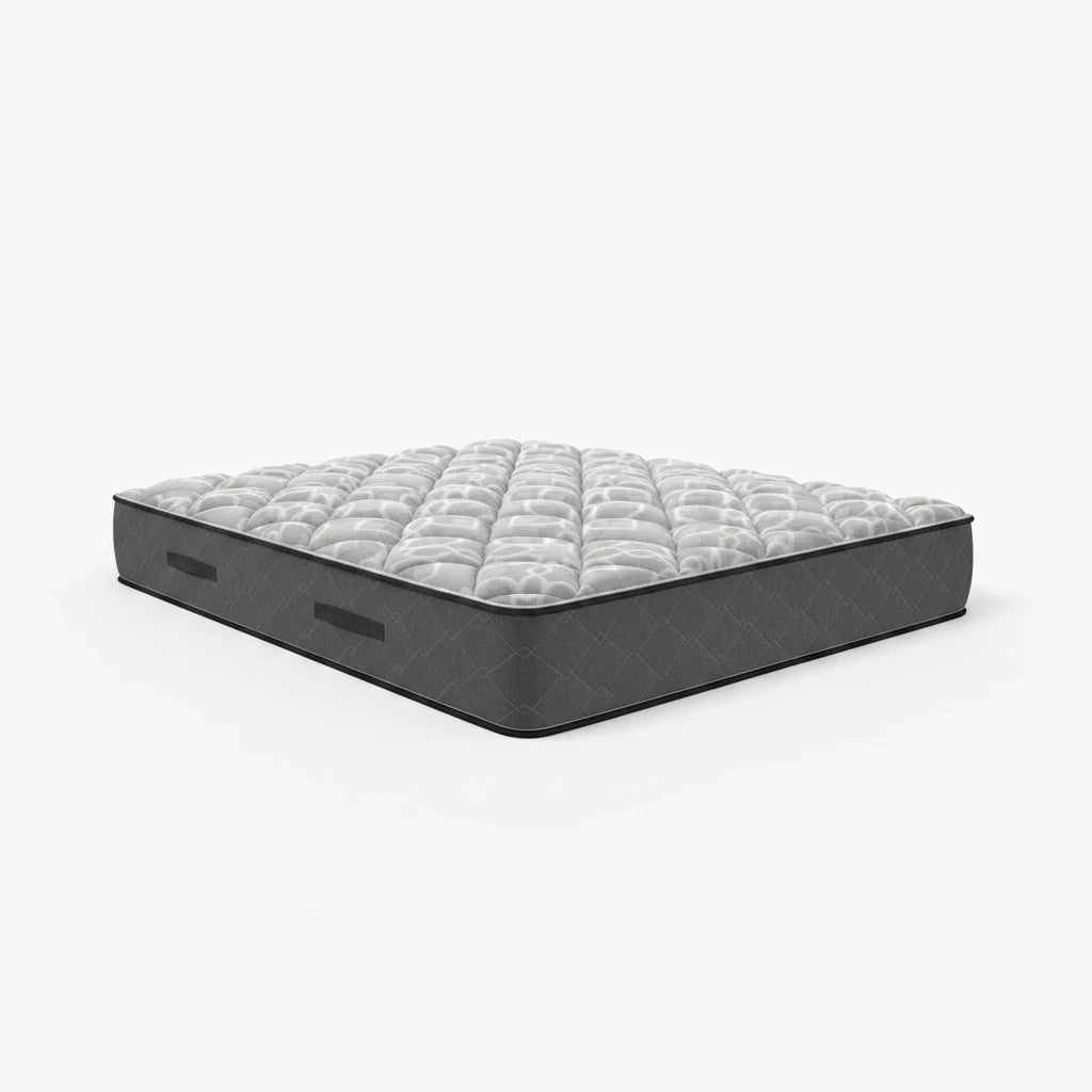 Valiant Products Dunmore 11-inch soft one-sided mattress with antimicrobial knit fabric and side handles.