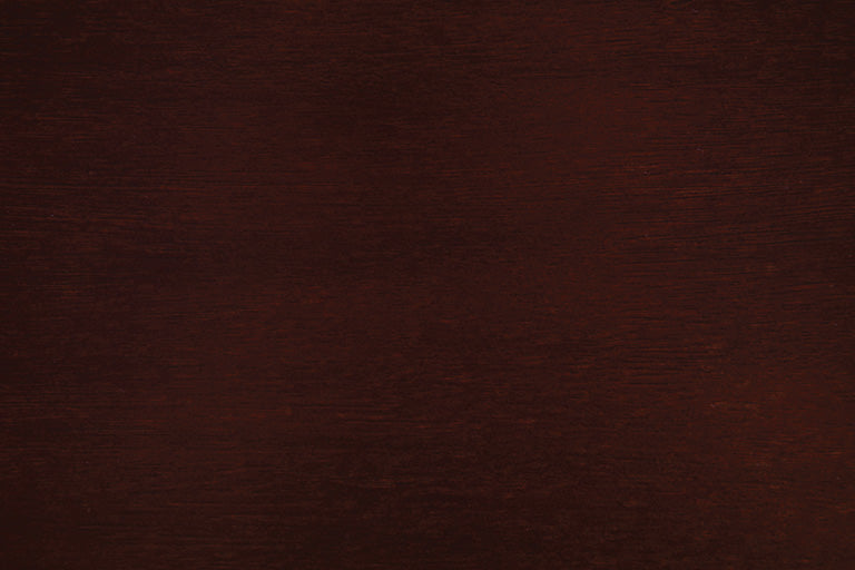 Valiant Products Lanie round end table surface in a rich espresso wood grain finish