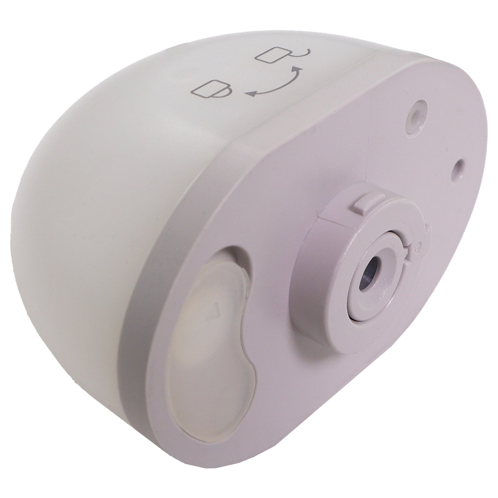 Valiant Products gray garment steamer component with a non-stick base plate and one-button steam system