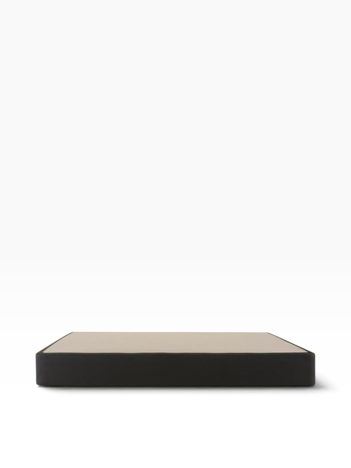 Valiant Products 9-inch no-skid mattress foundation with a neutral top and dark sides for secure mattress support.