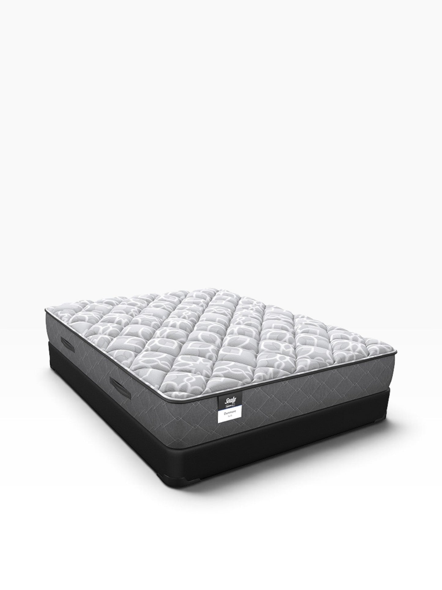 Valiant Products Sealy Posturepedic Dunmore 11-inch soft one-sided tight top mattress with antimicrobial knit fabric.
