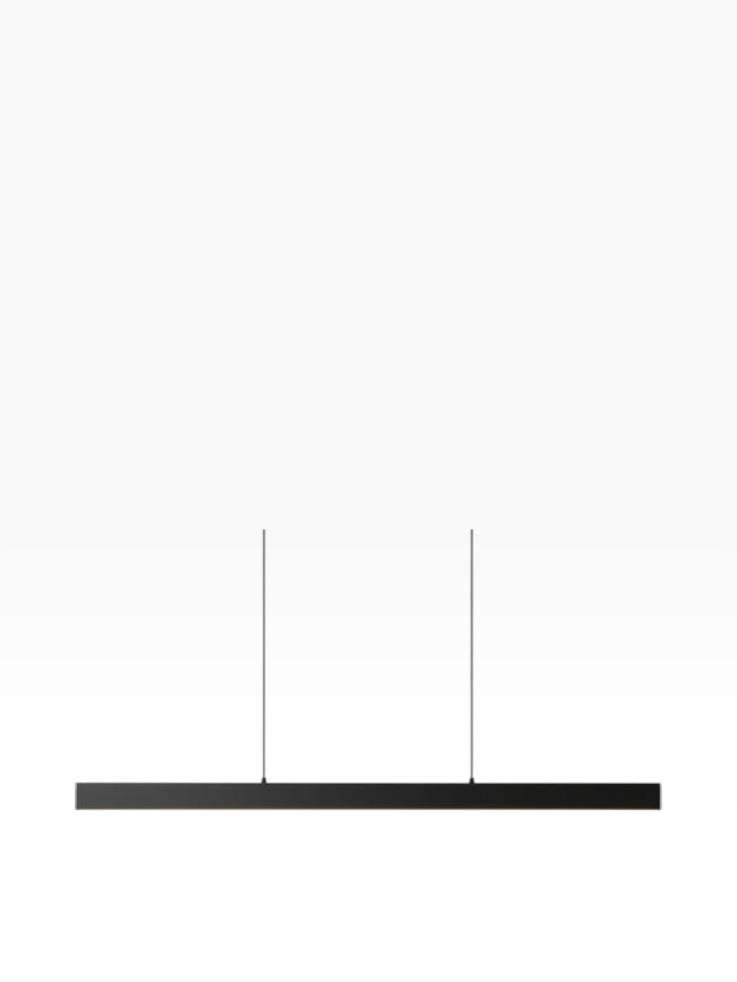 Valiant Products Thread modular LED pendant light fixture in matte black with a sleek linear design.