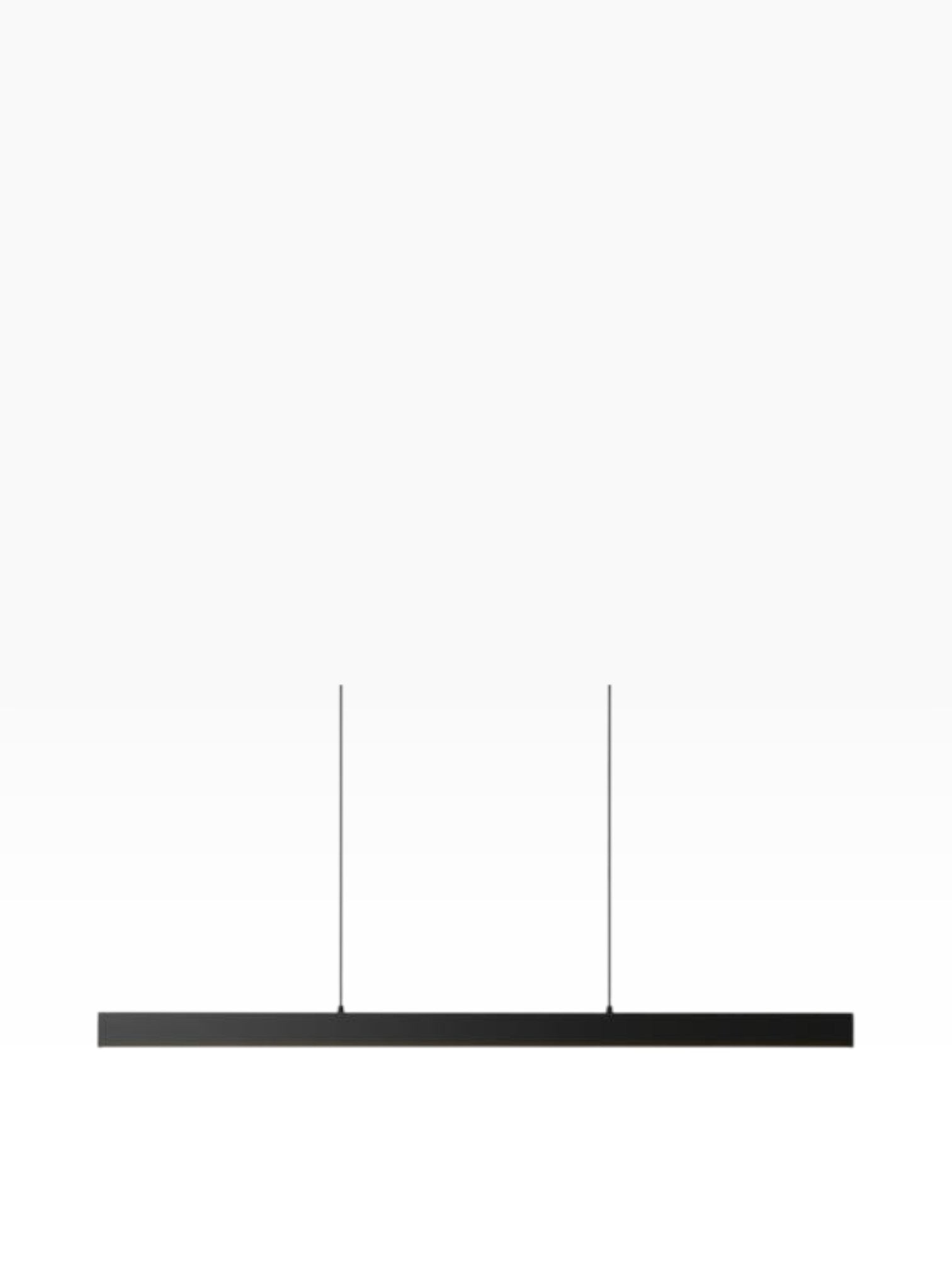Valiant Products Thread modular LED pendant light fixture in matte black with a sleek linear design.