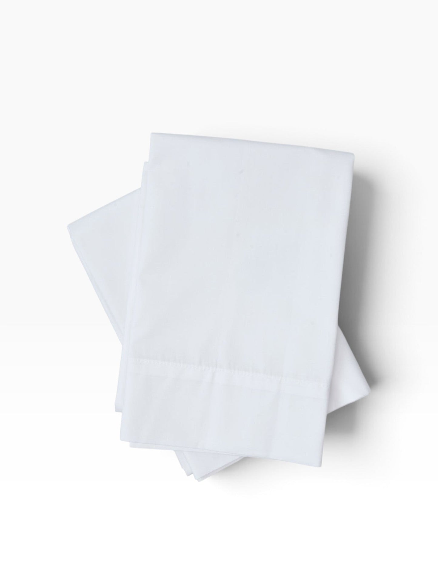 Valiant Products Royal Suite white T-300 cotton blend flat sheets with a smooth percale weave and tailored hems.