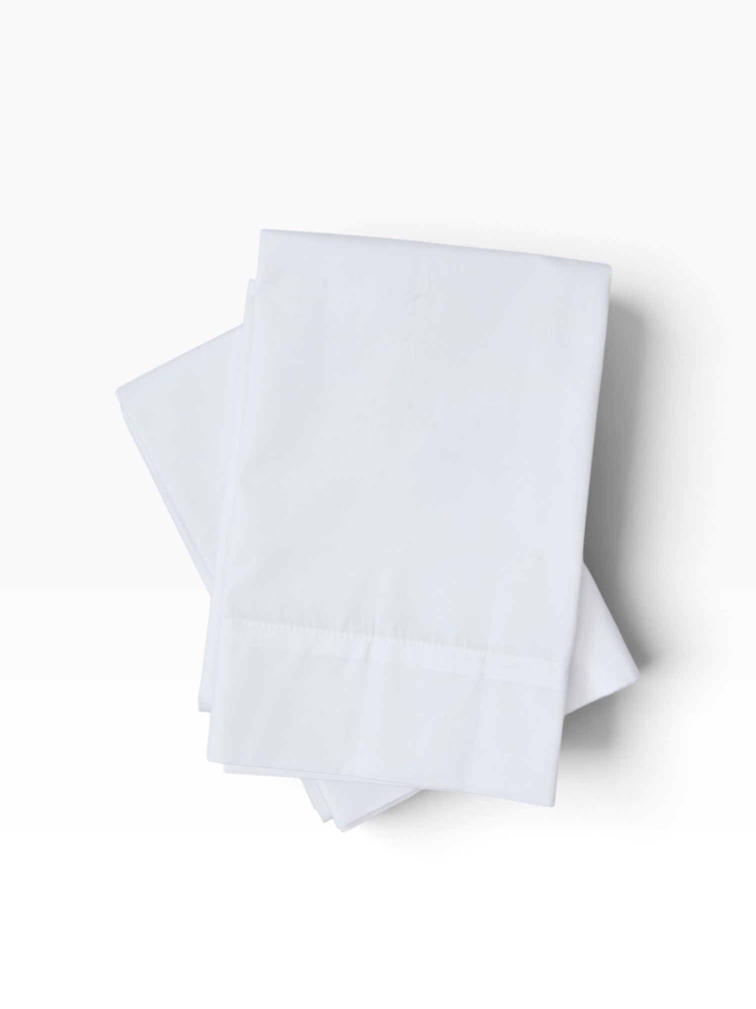 Valiant Products Royal Suite white T-300 cotton blend flat sheets with a smooth percale weave and tailored hems.