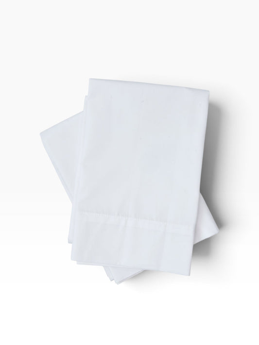 Valiant Products Royal Suite white 300 thread count cotton blend pillowcases with elegant hem styling