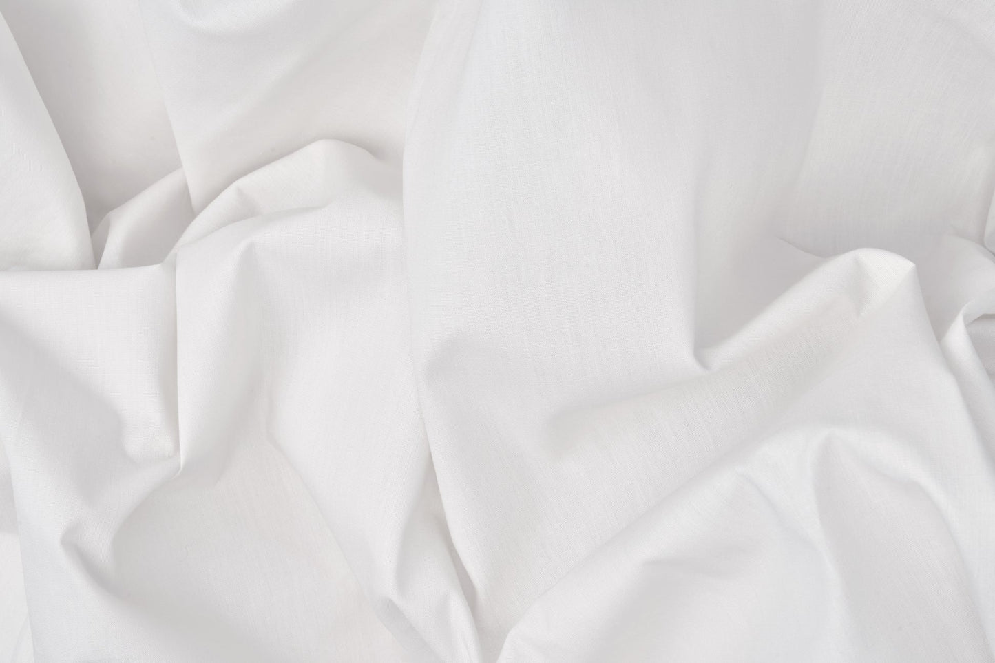 Valiant Products New Era bright white 180 thread count cotton polyester blend flat sheet with crisp percale weave