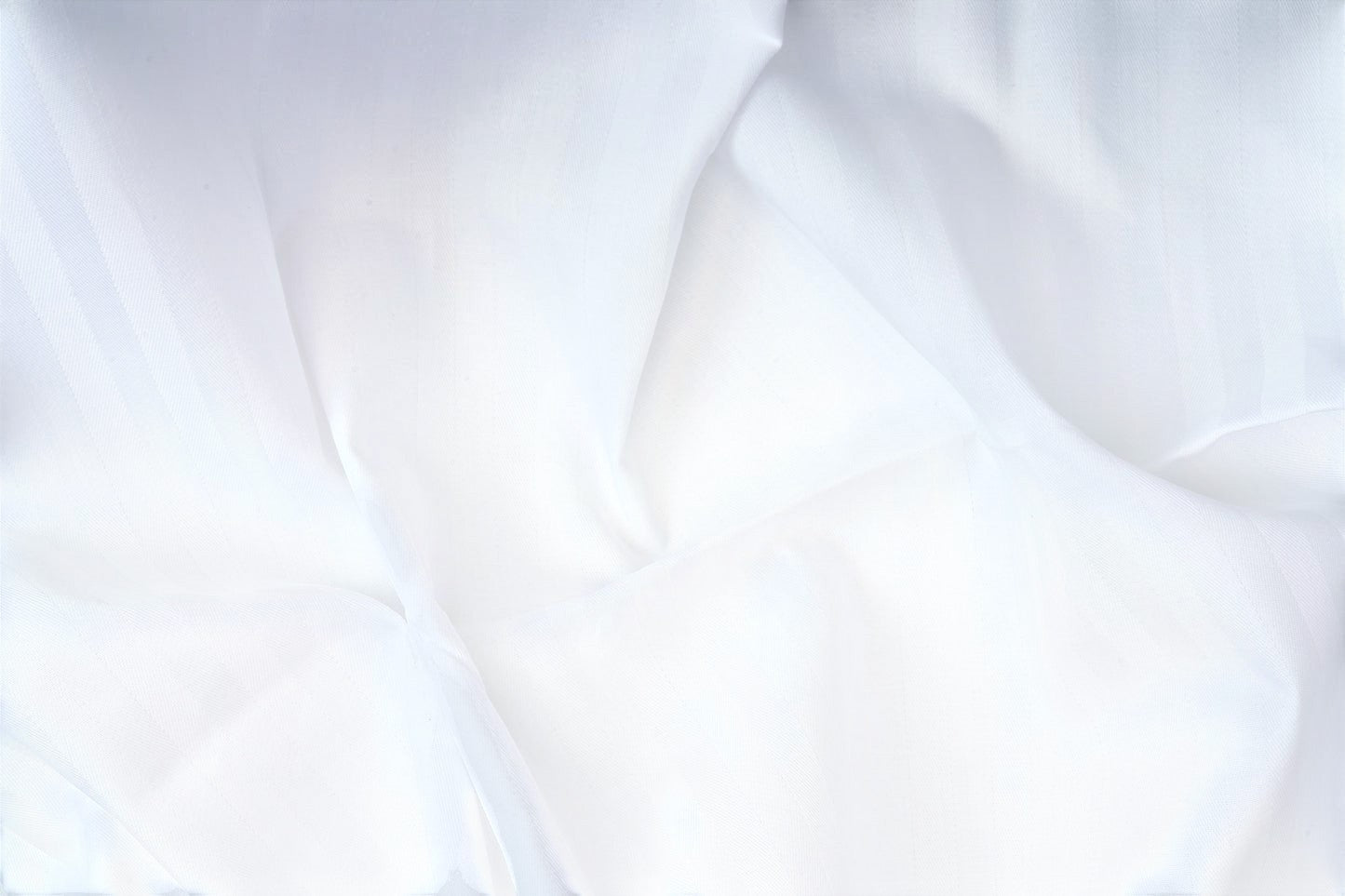 Valiant Products Royal Suite white pillowcases with a subtle woven satin stripe in a soft cotton-polyester blend