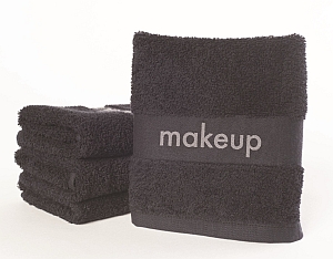 Makeup Removal Washcloth 13x13 Black 6 Pack